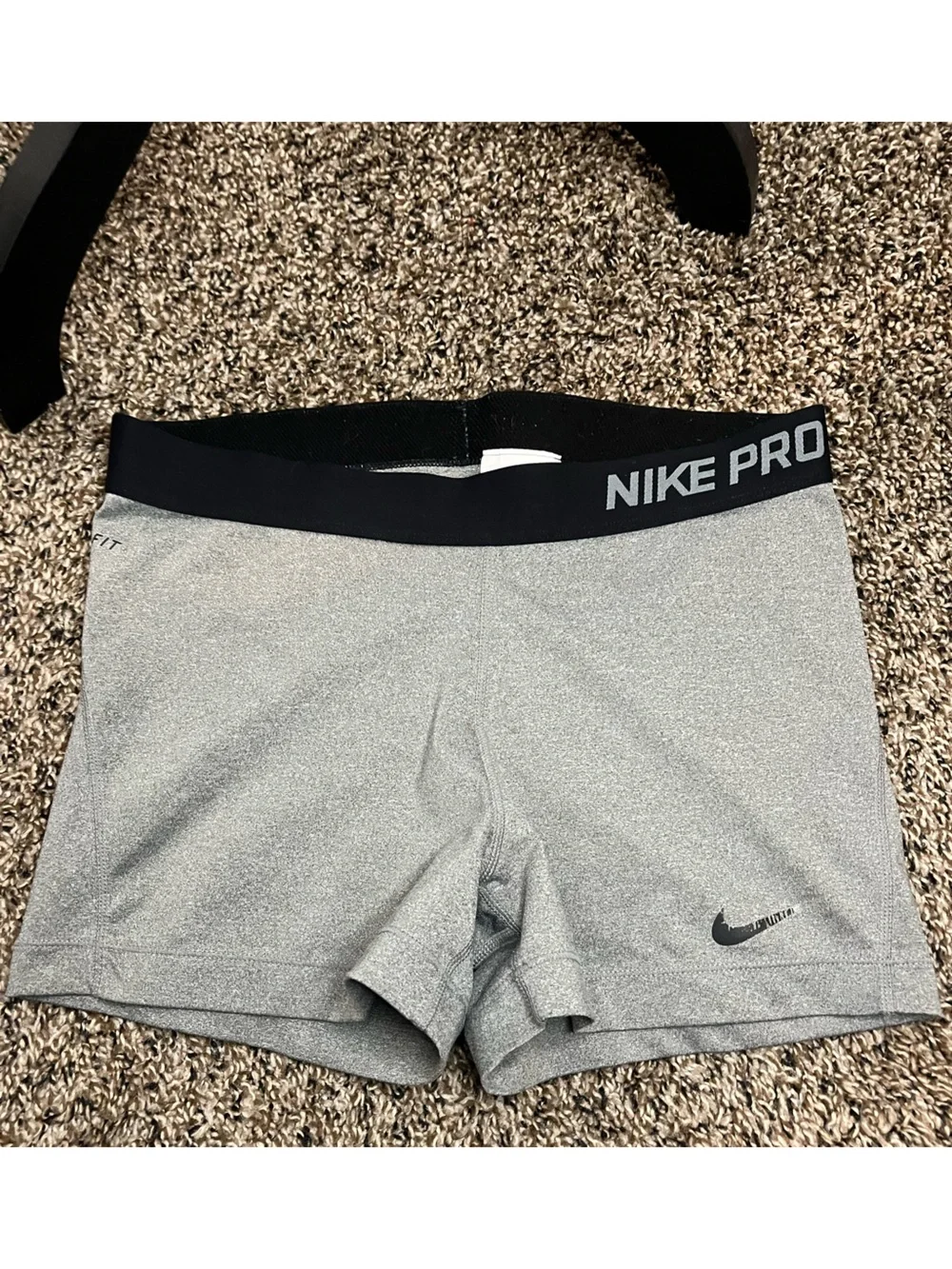Nike Pro Dri-FIT Leggings & Compression Shorts Bundle | Gray & Black